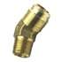 89897 by TECTRAN - Flare Fitting - Brass, 3/4 in. Tube Size, 1/2 in. Pipe Thread, 45 deg. Elbow