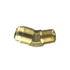 89897 by TECTRAN - Flare Fitting - Brass, 3/4 in. Tube Size, 1/2 in. Pipe Thread, 45 deg. Elbow