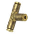 87038 by TECTRAN - Air Brake Air Line Union - Brass, 1/8 in. Tube Size, Push-Lock