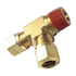 85092 by TECTRAN - Air Brake Air Line Thread Run Tee - Brass, 1/2 in. Tube, 1/2 in. Thread