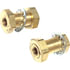 84122 by TECTRAN - Air Brake Frame Coupling - Brass, 1.5 in. Long, 1/8-27 in. Female, 1/8-27 in. Female