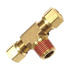 85100 by TECTRAN - Air Brake Air Line Thread Branch Tee - Brass, 1/2 in. Tube, 1/2 in. Thread, Male