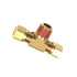 85100 by TECTRAN - Air Brake Air Line Thread Branch Tee - Brass, 1/2 in. Tube, 1/2 in. Thread, Male