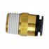 QL13682X1 by TECTRAN - Male Push-Lock Composite Connector Fitting, 1/8" Tube Size, 1/16" Pipe Thread