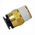 QL13682X1 by TECTRAN - Male Push-Lock Composite Connector Fitting, 1/8" Tube Size, 1/16" Pipe Thread