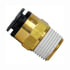 QL13682X1 by TECTRAN - Male Push-Lock Composite Connector Fitting, 1/8" Tube Size, 1/16" Pipe Thread