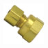 66-6C by TECTRAN - Compression Fitting - Brass, 3/8 in. Tube, 3/8 in. Thread, Female Connector