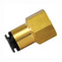 QL1366-4B by TECTRAN - DOT Female Push-Lock Composite Connector Fitting, 1/4 in. Tube Size, 1/4 in. Pipe Thread