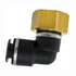 QL1370-4B by TECTRAN - DOT 90-Deg Female Elbow Push-Lock Swivel Composite Fitting, 1/4" Tube Size, 1/4" Pipe Thread