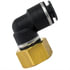 QL1370-4B by TECTRAN - DOT 90-Deg Female Elbow Push-Lock Swivel Composite Fitting, 1/4" Tube Size, 1/4" Pipe Thread