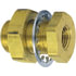 114-86 by TECTRAN - Air Brake Frame Coupling - Brass, 1.5 in. Long, 1/2-14 in. Female, 3/8-18 in. Female