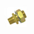 114-84 by TECTRAN - Air Brake Frame Coupling - Brass, 2.25 in. O.A.L, 1/2 in. Male, 1/4 in. Female