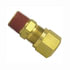 1368-3A by TECTRAN - DOT Male Ferrule Connector Fitting for Nylon Tubing, 3/16" Tube Size, 1/8" Pipe Thread