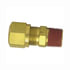 1368-3A by TECTRAN - DOT Male Ferrule Connector Fitting for Nylon Tubing, 3/16" Tube Size, 1/8" Pipe Thread