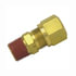 1368-3A by TECTRAN - DOT Male Ferrule Connector Fitting for Nylon Tubing, 3/16" Tube Size, 1/8" Pipe Thread