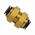 QL1377-4 by TECTRAN - Air Brake Air Line Union - 1/4 in. Tube Size, Composite Push-Lock, Bulkhead