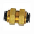 QL1377-4 by TECTRAN - Air Brake Air Line Union - 1/4 in. Tube Size, Composite Push-Lock, Bulkhead