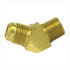 54-12D by TECTRAN - Flare Fitting - Brass, 3/4 in. Tube Size, 1/2 in. Pipe Thread, 45 deg. Elbow