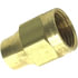 86008 by TECTRAN - Air Brake Air Line Nut - Brass, 1/4 inches Tube Size