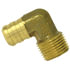 139-12D by TECTRAN - 90-Deg Elbow Hose Barb Fitting to Male Pipe, 3/4" Hose I.D., 1/2" Pipe Thread