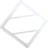 9454 by TECTRAN - Placard Holder Slide-In - Aluminum Finish, Unpainted, 4 Cut Corners