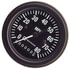 95-0519 by TECTRAN - Speedometer Gauge - Black, 3-3/8 in. dia., 0-80 mph, Programmable, White Pointer