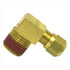 1369-3A by TECTRAN - DOT 90-Deg Male Elbow Ferrule Fitting, 3/16" Tube Size, 1/8" Pipe Thread Size