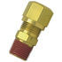 1368-2A by TECTRAN - DOT Male Ferrule Connector Fitting for Nylon Tubing, 1/8" Tube Size, 1/8" Pipe Thread