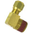 1369-21 by TECTRAN - DOT 90-Deg Male Elbow Ferrule Fitting, 1/8" Tube Size, 1/16" Pipe Thread Size