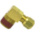 1369-21 by TECTRAN - DOT 90-Deg Male Elbow Ferrule Fitting, 1/8" Tube Size, 1/16" Pipe Thread Size