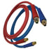 13B12201 by TECTRAN - 3/8" Air Brake Blue Jumper Hose with FLEXGrip-HD Handles, 1/2" LifeSwivel Fittings, 12 ft