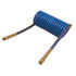 16215BV by TECTRAN - 1/2" V-Line Blue Aircoil with Spring Guards, 1/2 in. Tube OD, 15 ft. Long, 12" Leads