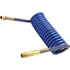 16B15BH by TECTRAN - Vortecx Blue Armorcoil with Brass Handles, 15 ft., 12" x 12" Leads, 1/2" Tube OD