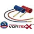 16B15BH by TECTRAN - Vortecx Blue Armorcoil with Brass Handles, 15 ft., 12" x 12" Leads, 1/2" Tube OD