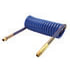 16B20BH by TECTRAN - Vortecx Blue Armorcoil with Brass Handles, 20 ft., 12" x 12" Leads, 1/2" Tube OD