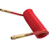 16B20RH by TECTRAN - Vortecx Red Armorcoil with Brass Handles, 20 ft., 12" x 12" Leads, 1/2" Tube OD