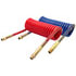 17B15H by TECTRAN - Vortecx Red and Blue Armorcoil Set with Brass Handles, 15 ft., 12" x 12" Leads