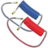 17220-024 by TECTRAN - Industry Grade Red and Blue Aircoil, 20 ft., 24" x 12" Leads, with Brass LIFESwivel Fittings