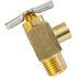 40120-WHD by TECTRAN - Air Brake Air Shut-Off Petcock - Brass, 1/4 in. Male Pipe, , Angle Bib Drain