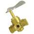 46709 by TECTRAN - Shut-Off Valve - Brass, 3/8 in. Thread, 1-3/8 in. Stem, 3-Way Valve, Female Pipe