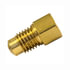 47972 by TECTRAN - Inverted Flare Fitting - Brass, 3/16 (3/8-24) Female, 13 x 15 Male Bubble Flare Thread