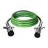 7AAB122MV by TECTRAN - Trailer Power Cable - 12 ft., 7-Way, Straight, ABS, Light Green, with Die-Cast Plugs