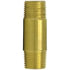 Tectran 88106 Air Brake Pipe Nipple Brass Long Nipple Pipe Fitting with 1/4 in. Pipe Thread and 1 1/2 in. Length