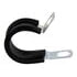 911R by TECTRAN - Rubber Covered Tube Clamp, 5/8" Width, 1 7/16" Clamping Diameter, 3/8" Mounting Hole