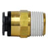 QL1368-2B by TECTRAN - DOT Male Push-Lock Composite Connector Fitting, 1/8" Tube Size, 1/4" Pipe Thread