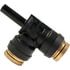 QS71-44C by TECTRAN - Push-On Hose Fitting - 1/4 in. Tube A, 1/4 in. Tube B, 3/8 in. Tube C, Run Tee