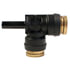 QS71-84D by TECTRAN - Push-On Hose Fitting - 1/2 in. Tube A, 1/4 in. Tube B, 1/2 in. Tube C, Run Tee
