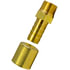 1110 by TECTRAN - Air Brake Air Line Fitting - 3/8 in. I.D Hose, 3/8-18 in. Thread, 3/8 in. Cap, Crimp-On