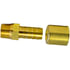 1110 by TECTRAN - Air Brake Air Line Fitting - 3/8 in. I.D Hose, 3/8-18 in. Thread, 3/8 in. Cap, Crimp-On