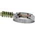 HTS344 by TECTRAN - Stainless Steel Hose Clamp with Spring Loaded T- Bolt, 3 7/16" - 3 3/4" Range